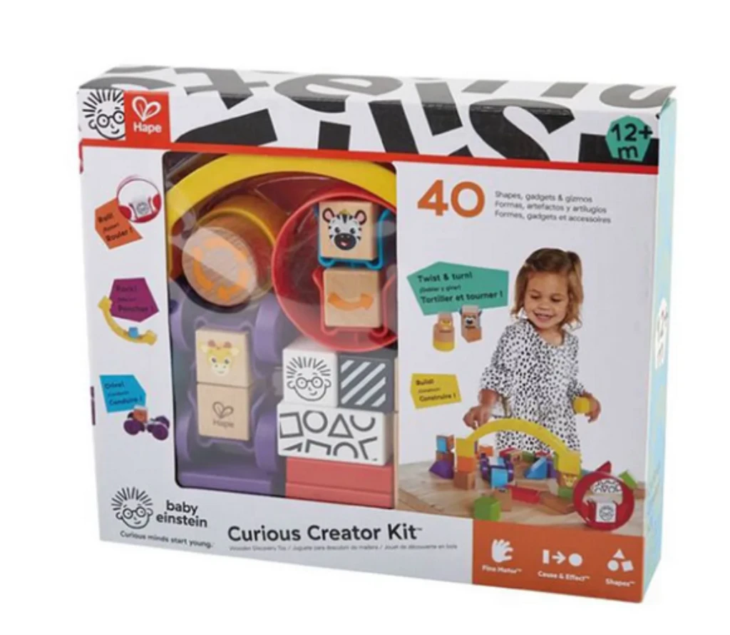 HAPE DRVENE KOCKE 40KOM FOR.