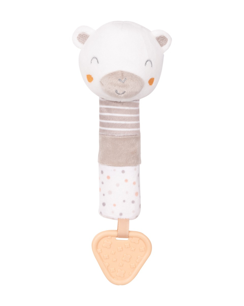KIKKA BOO MY TEDDY SQUEAKER IGRAČKA SA GRICKALICOM