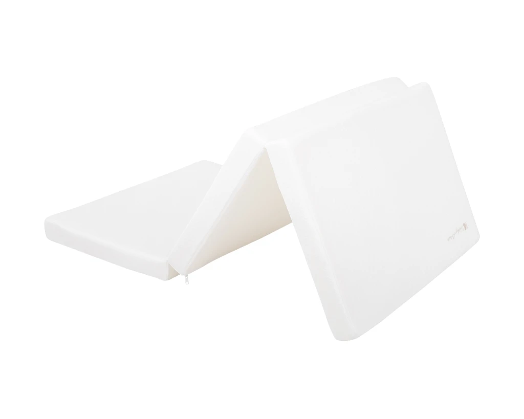 KIKKA BOO SKLOPIVI MADRAC 60/120/5 CM, AIRKNIT WHITE