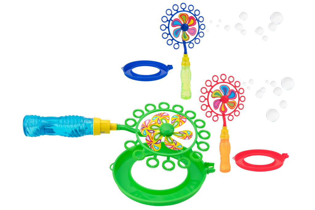 GLOBO VJETRENJAČA S MJEHURIĆIMA 17CM,80ML