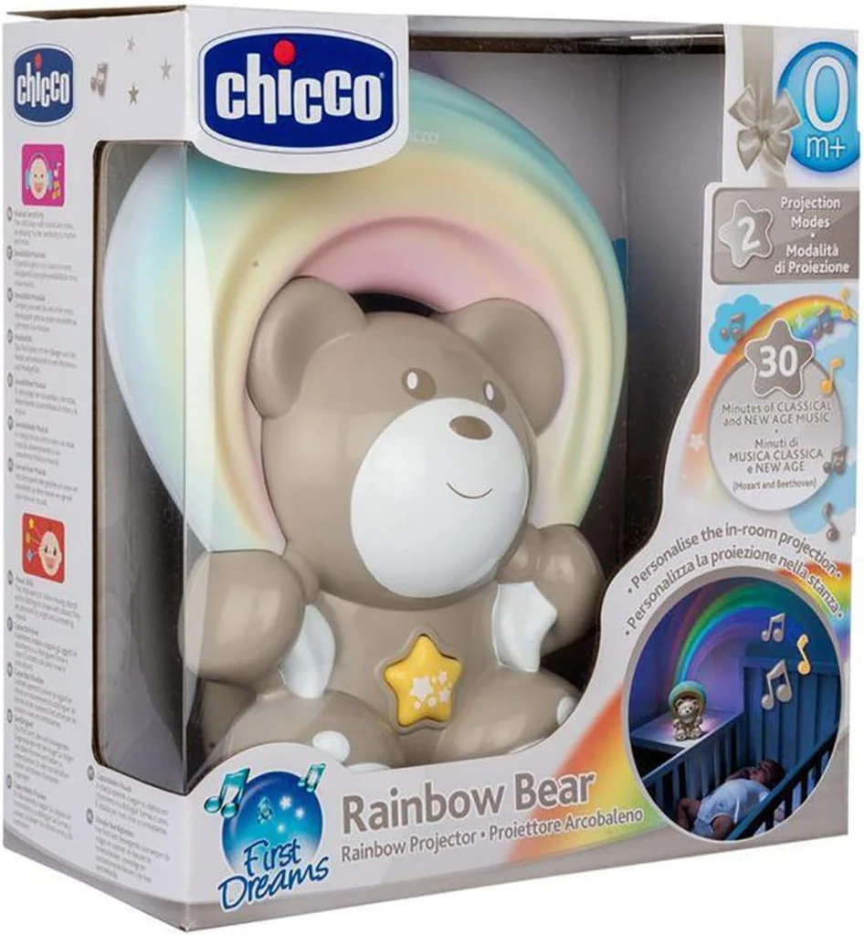 CHICCO PROJEKTOR RAINBOW BEAR, NEUTRAL