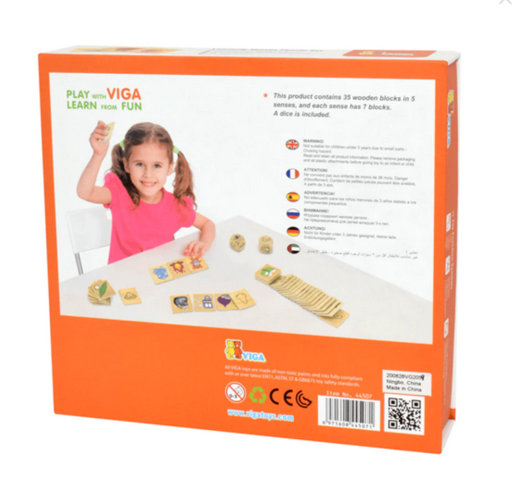 VIGA DRVENI SET UČIMO ČULA