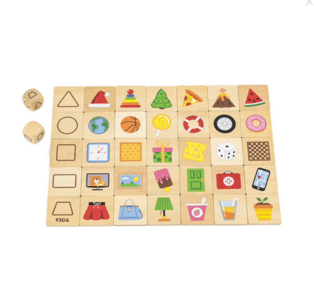 VIGA DRVENI SET UČIMO OBLIKE