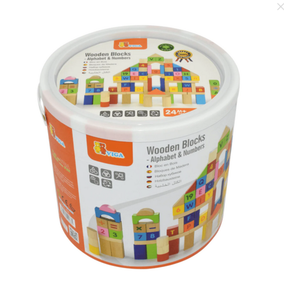 DRVENE KOCKE SLOVA I BROJEVI,100KOM