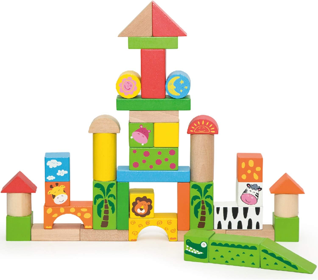 DRVENE KOCKE ŽIVOTINJE 50KOM M.