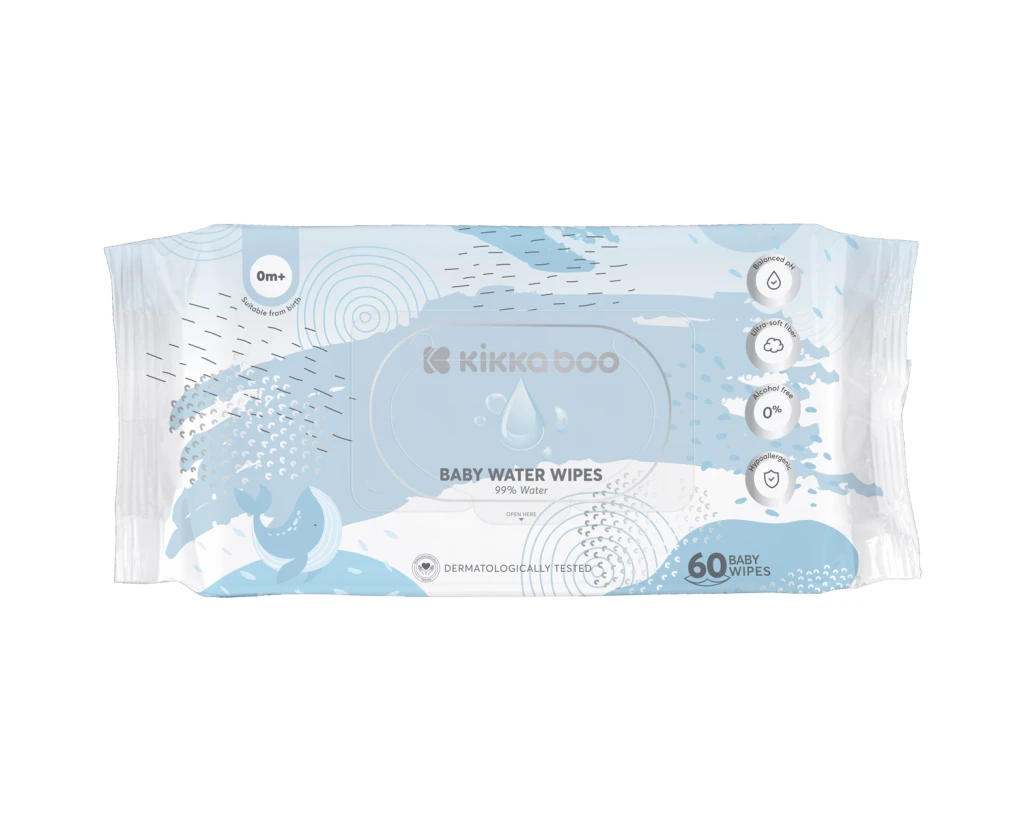 KIKKA BOO VLAŽNE MARAMICE 99 posto VODA,60KOM
