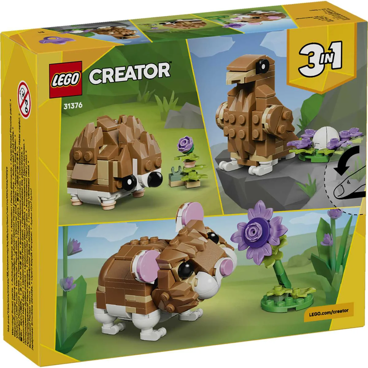 LEGO 31376 SLATKI HRČAK SA CVIJETOM