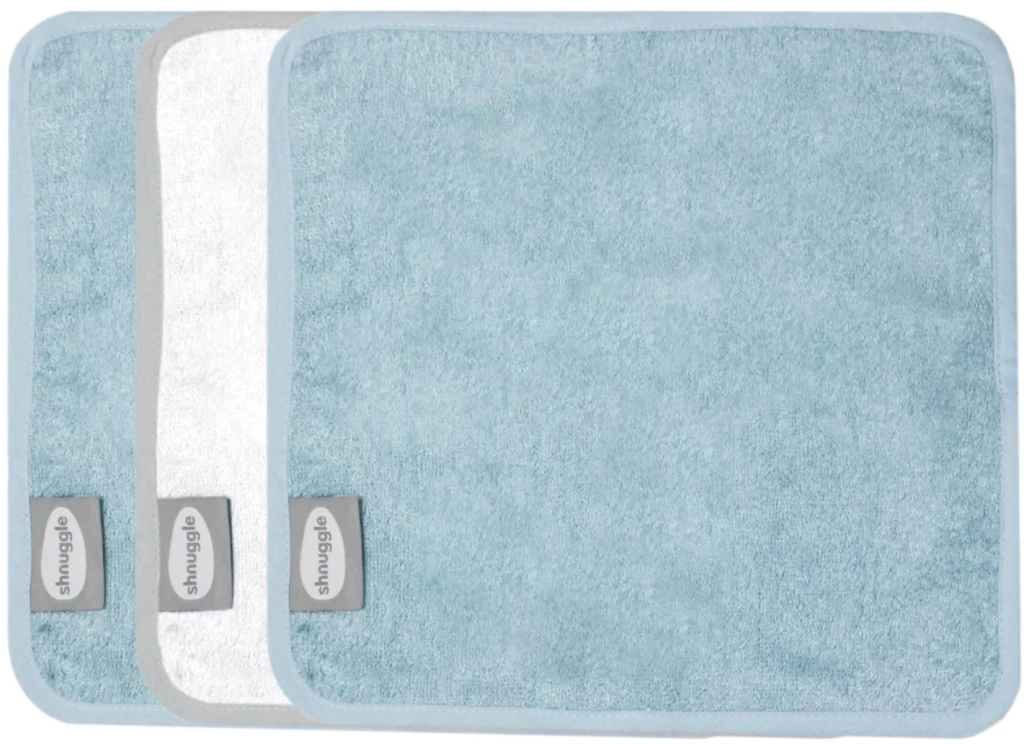 SHNUGGLE MALI RUČNIK ZA KUPANJE BEBE,3KOM BLUE