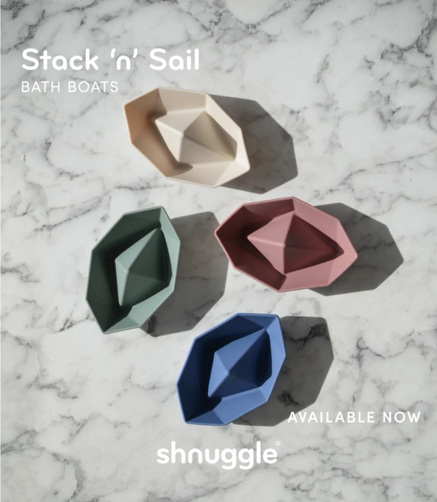 SHNUGGLE IGRAČKA ZA KUPANJE BRODIĆI,STACKNSAIL,4KOM