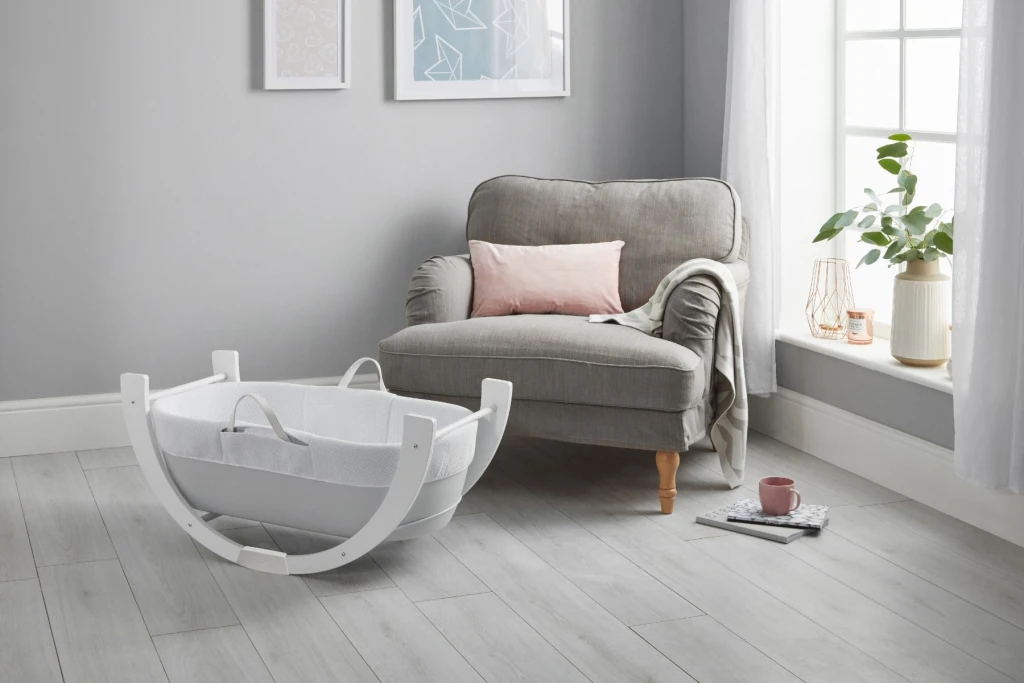 SHNUGGLE DREAMI MOSES KOŠARA+STALAK+MADRAC,GREY