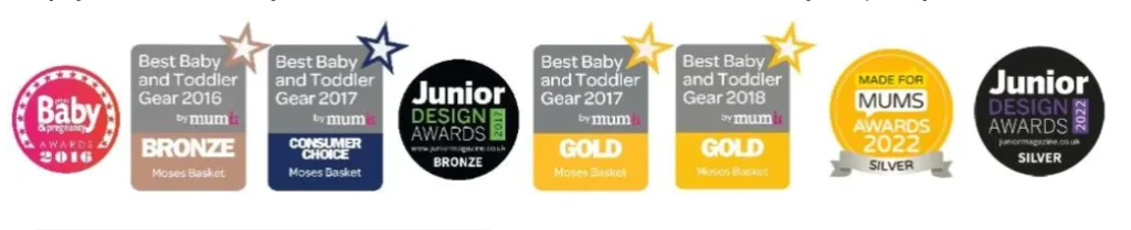 SHNUGGLE DREAMI MOSES KOŠARA+STALAK+MADRAC,GREY