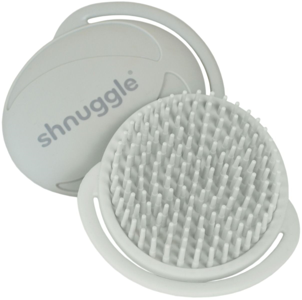 SHNUGGLE MEKA SILIKONSKA ČETKA ZA KUPANJE,GREY