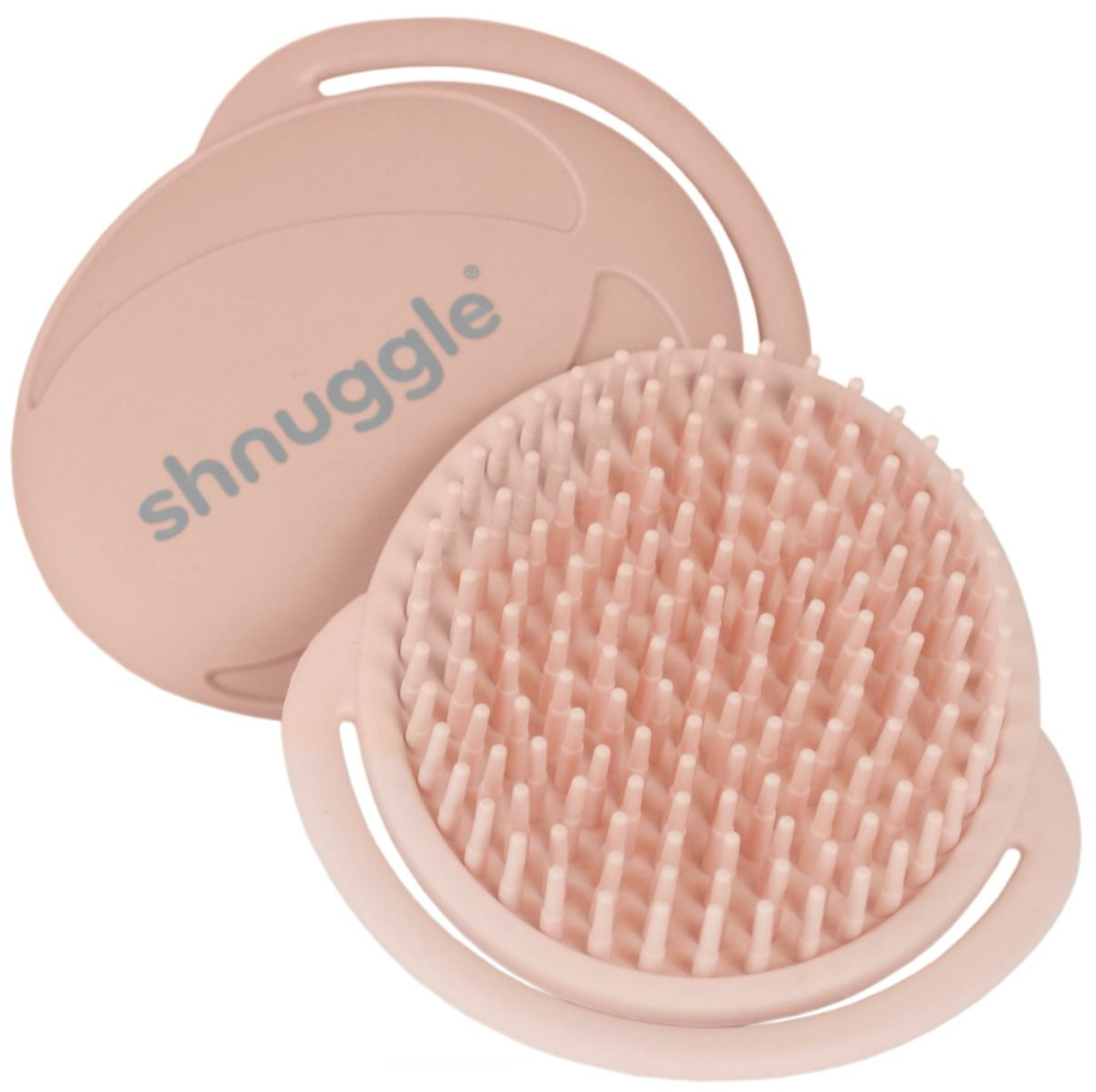 SHNUGGLE MEKA SILIKONSKA ČETKA ZA KUPANJE,PINK