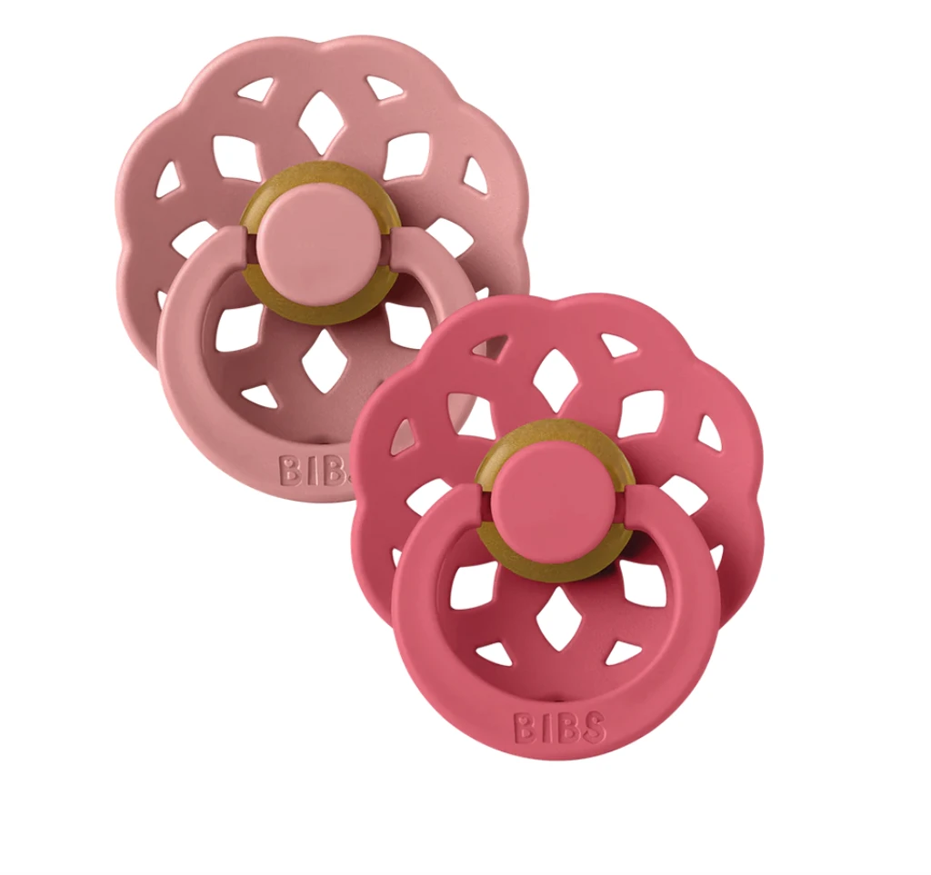 BIBS DUDE BOHEME DUSTY PINK&CORAL,VEL.1