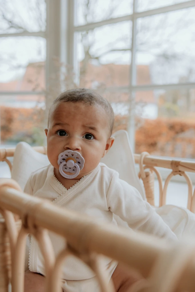 BIBS DUDE BOHEME DUSTY PINK&CORAL,VEL.1