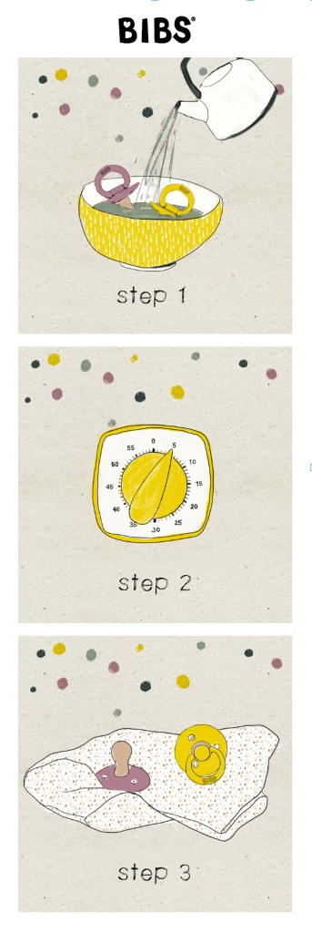 BIBS DUDE BLOSSOM&DUSTY LILAC,VEL.1