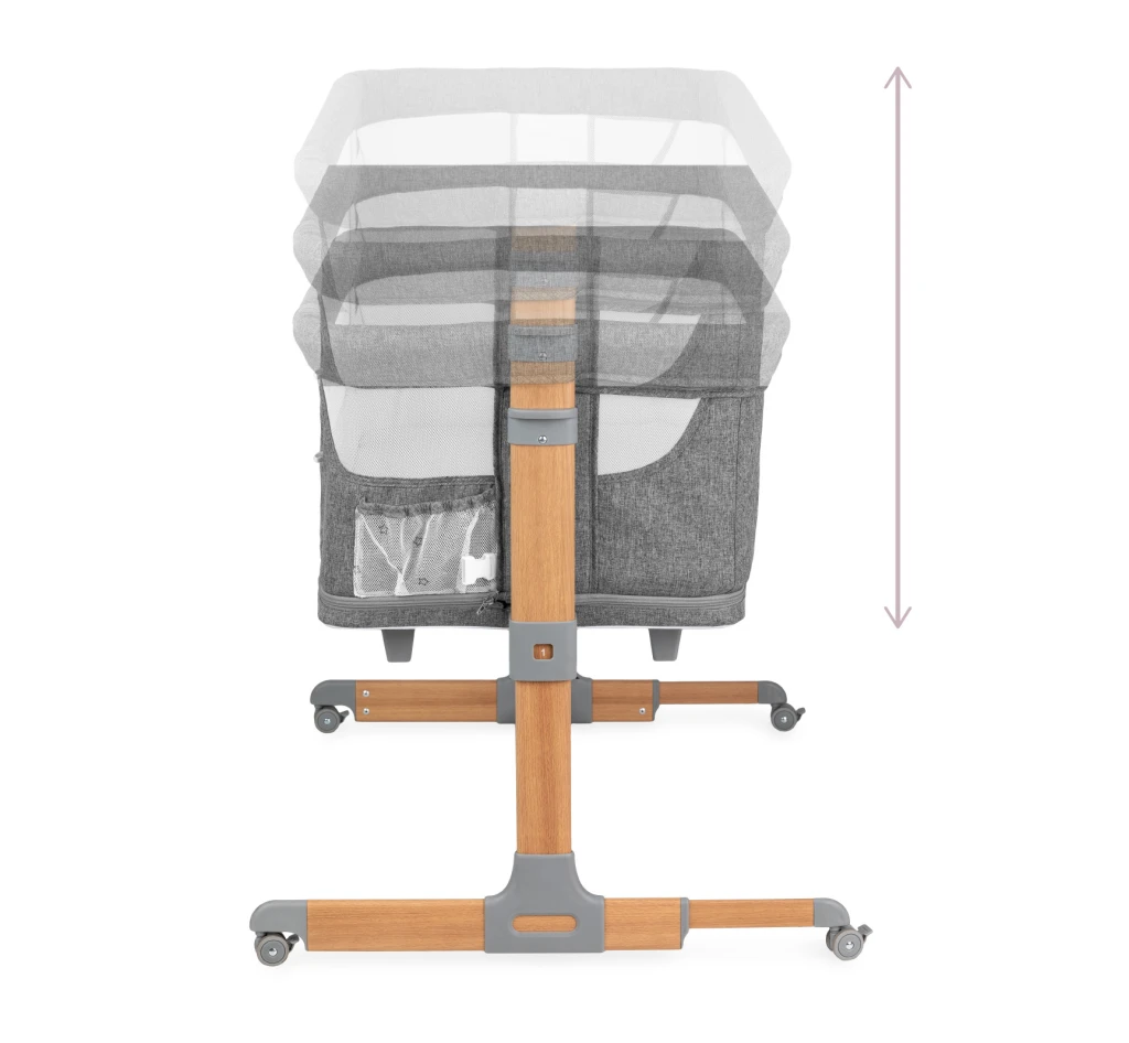 MOMI SMART BED KOLIJEVKA SIVA