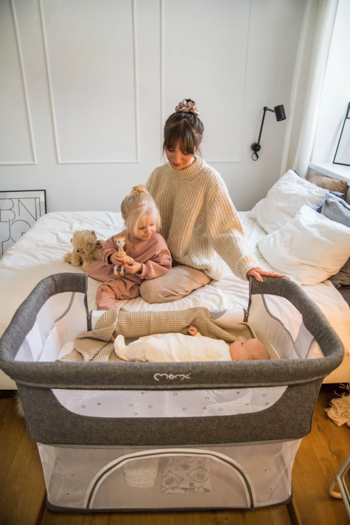 MOMI SMART BED KOLIJEVKA SIVA