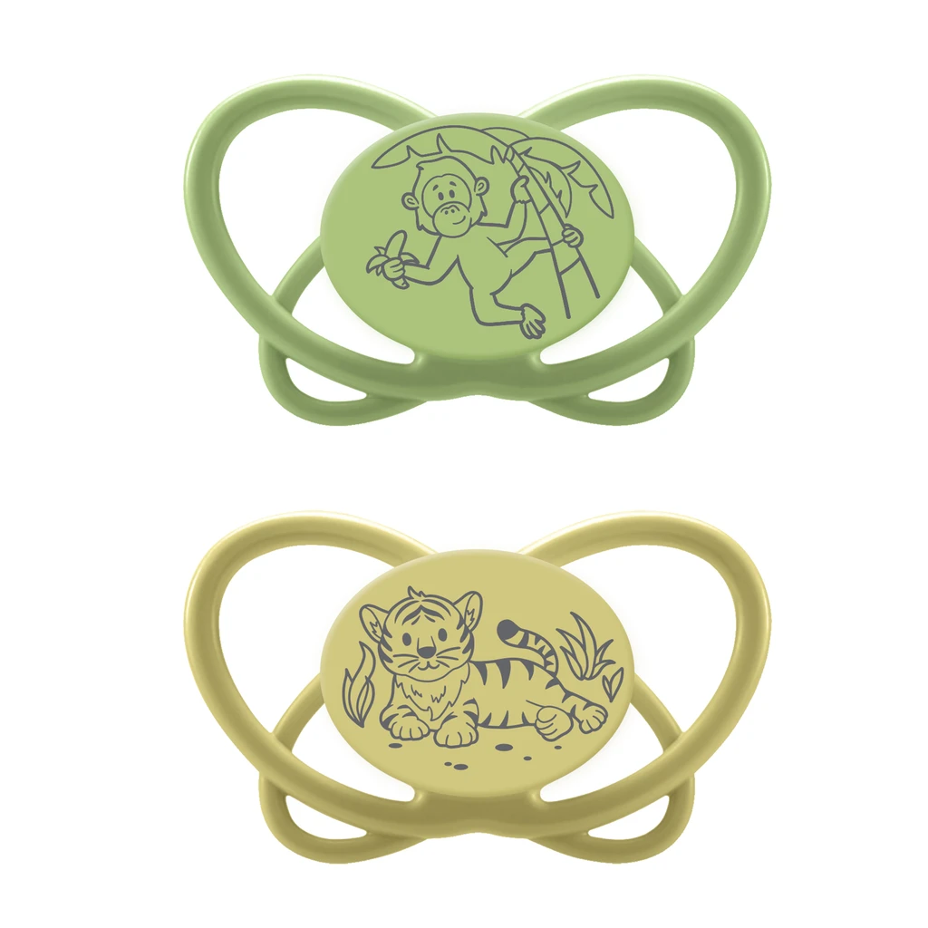 NIP BUTTERFLY GREEN,SILIK.,VEL.1, 0-6MJ
