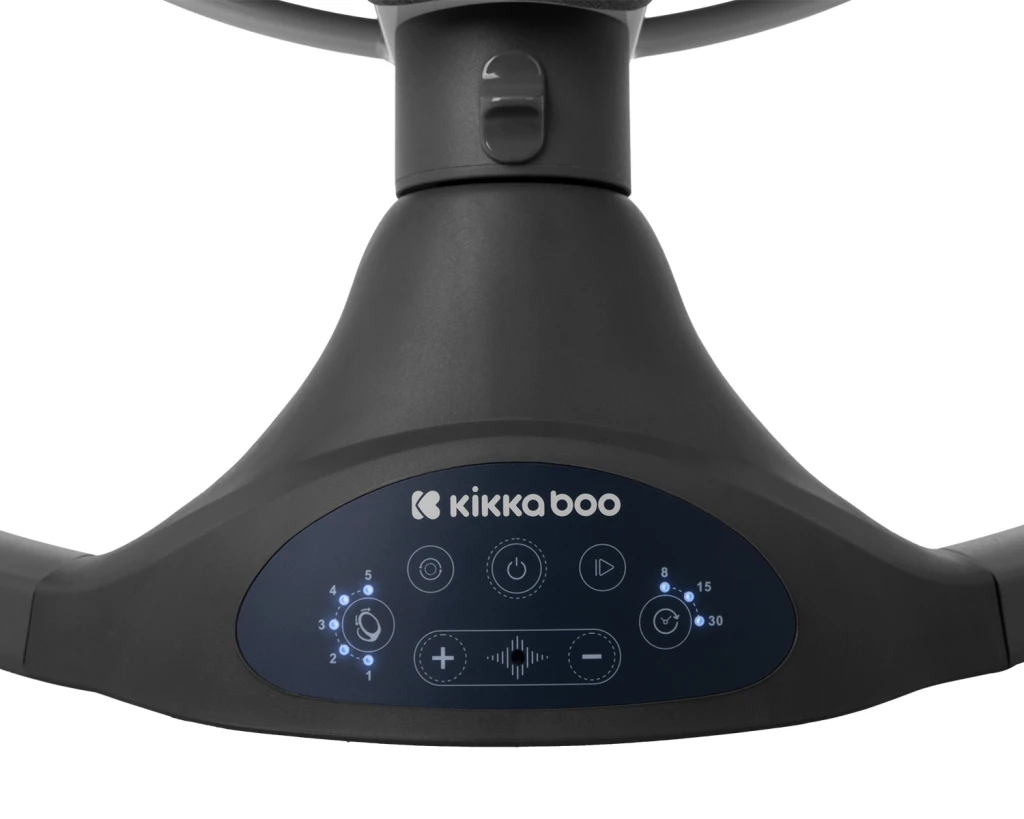 KIKKA BOO ELEKTRIČNA LJULJAČKA CODIE,DARK GREY