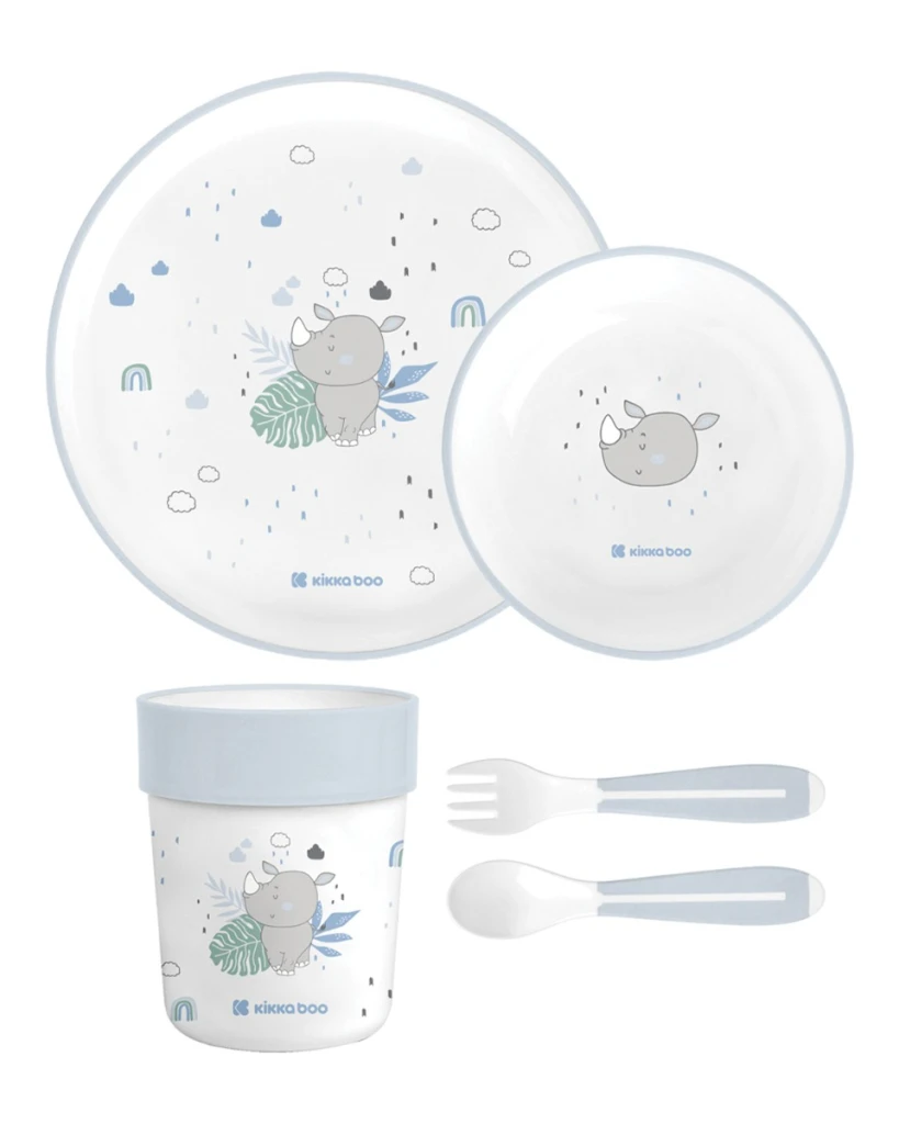 KIKKA BOO POSUĐE SET SAVANNA BLUE