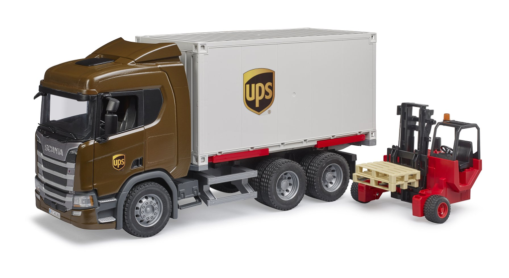BRUDER SCANIA SUPER 560R LOGISTIČKI KAMION M.