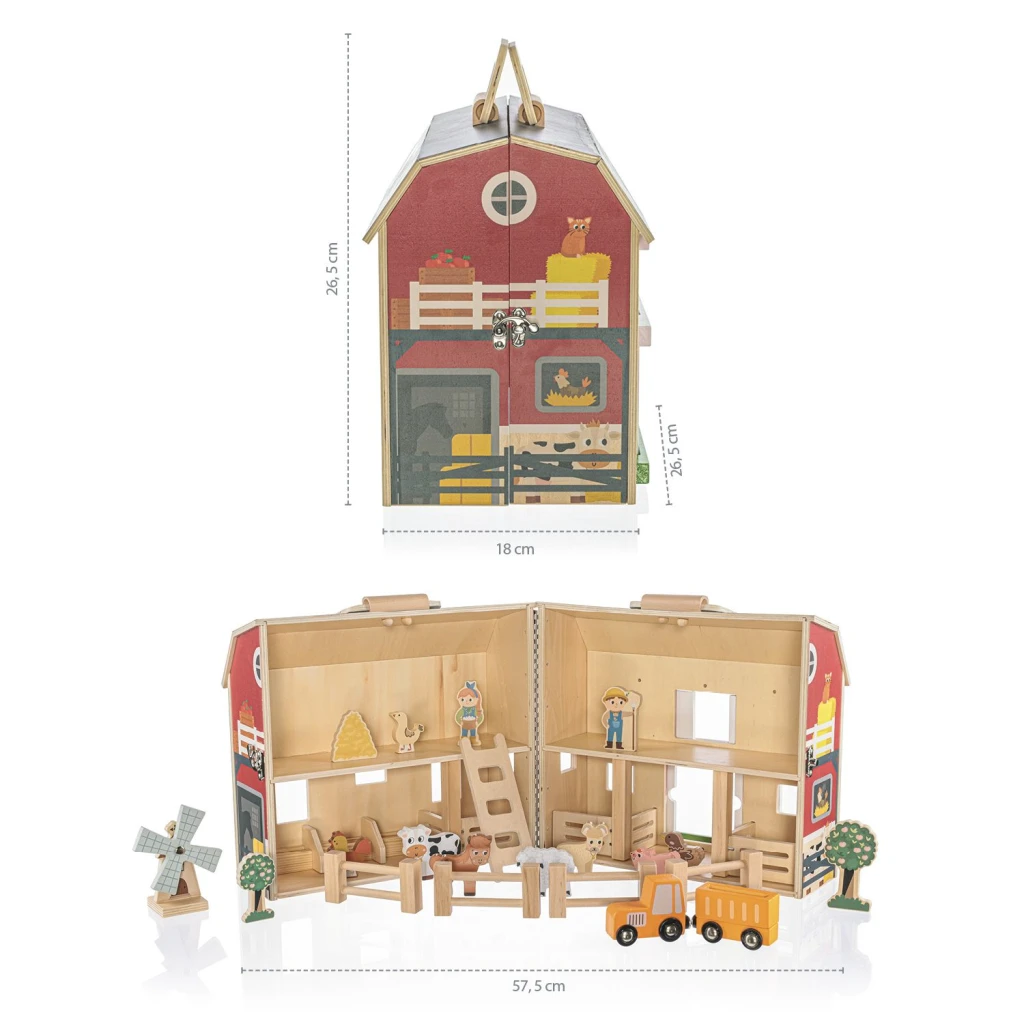 ZOPA DRVENA AKTIVNA FARMA