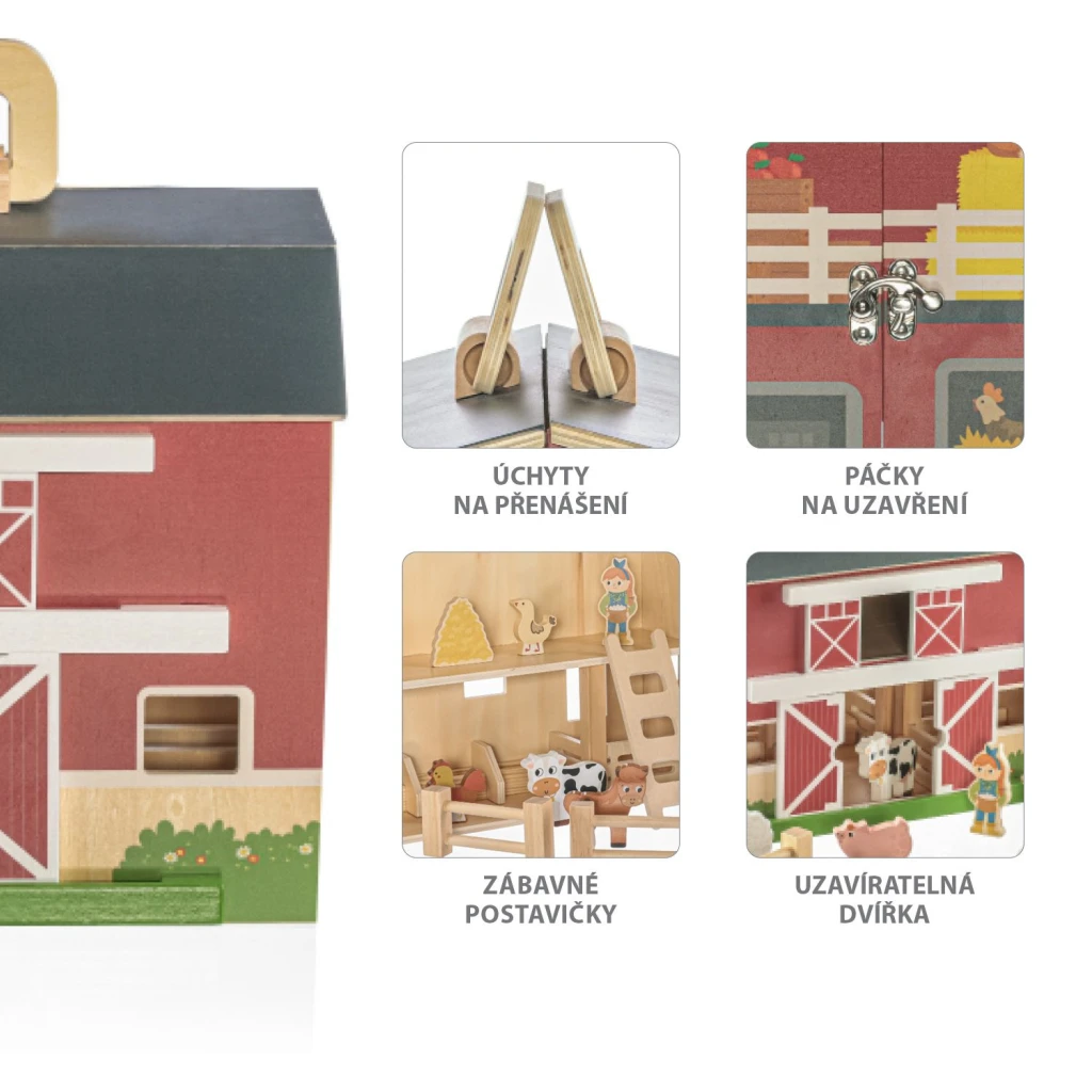 ZOPA DRVENA AKTIVNA FARMA