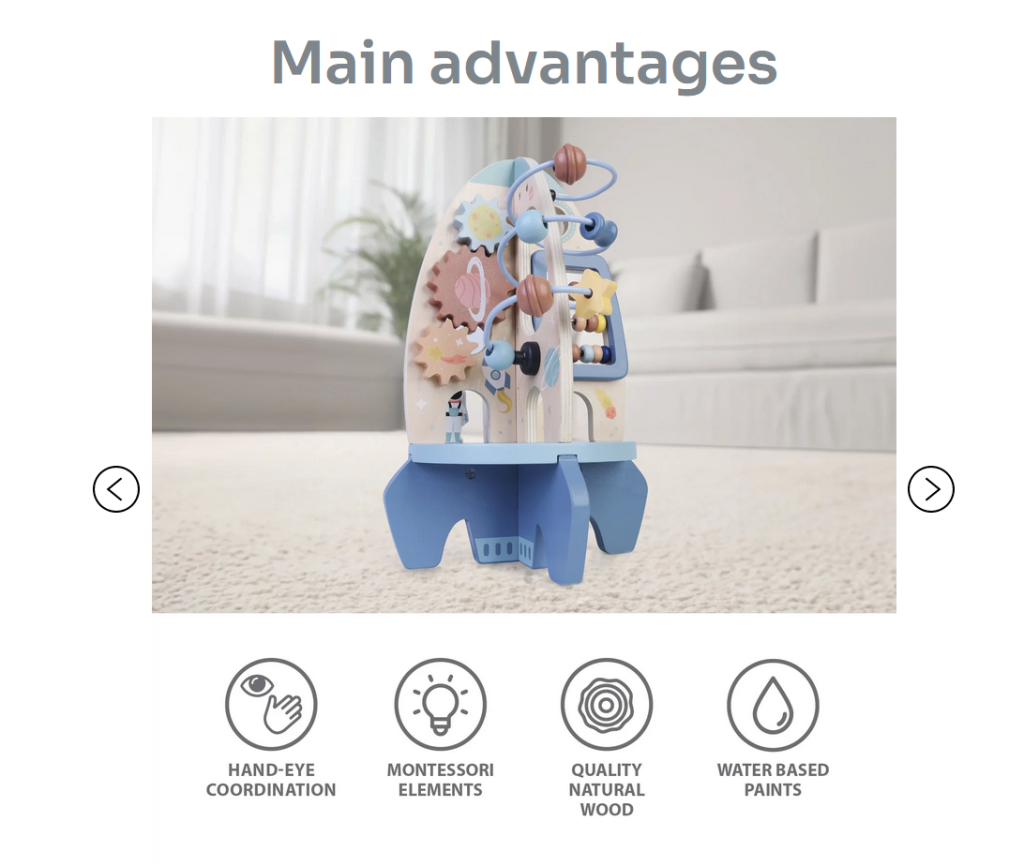 ZOPA DRVENI AKTIVNI SVEMIRSKI BROD