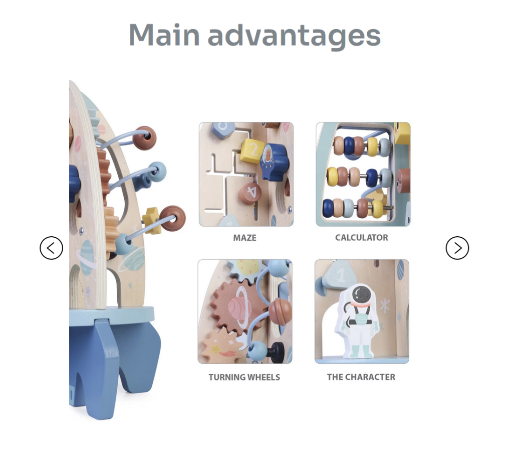 ZOPA DRVENI AKTIVNI SVEMIRSKI BROD