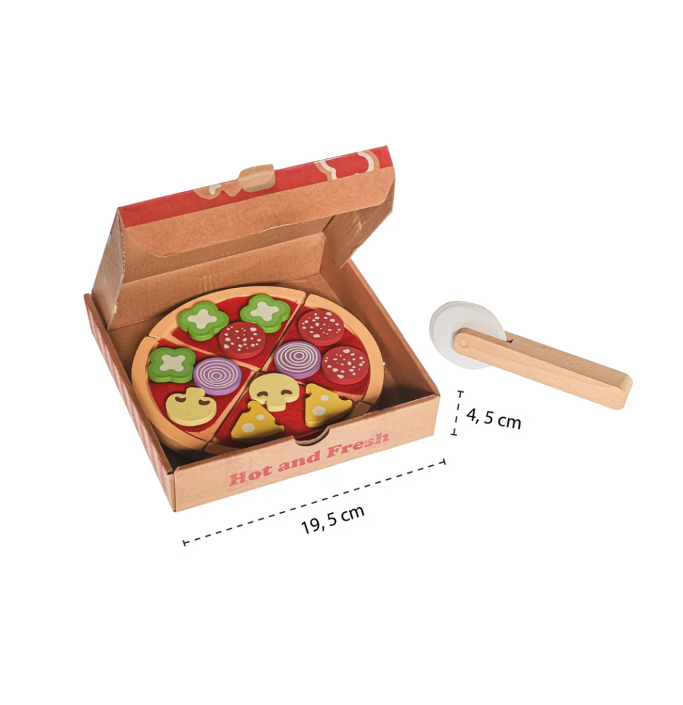 ZOPA DRVENA PIZZA U KUTIJI