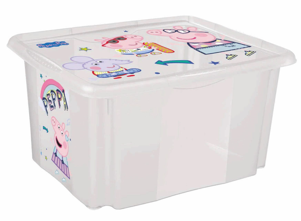 KEEEPER KUTIJA ZA IGRAČKE S POKLOPCOM PEPPA 45L