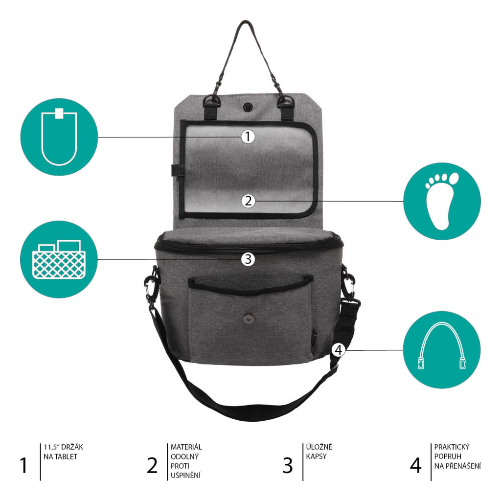 ZOPA ORGANIZATOR 3U1,GREY