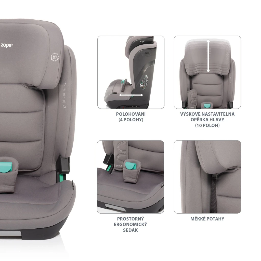 ZOPA AUTOSJEDALICA MATRIX I-SIZE,NIGHT BLACK