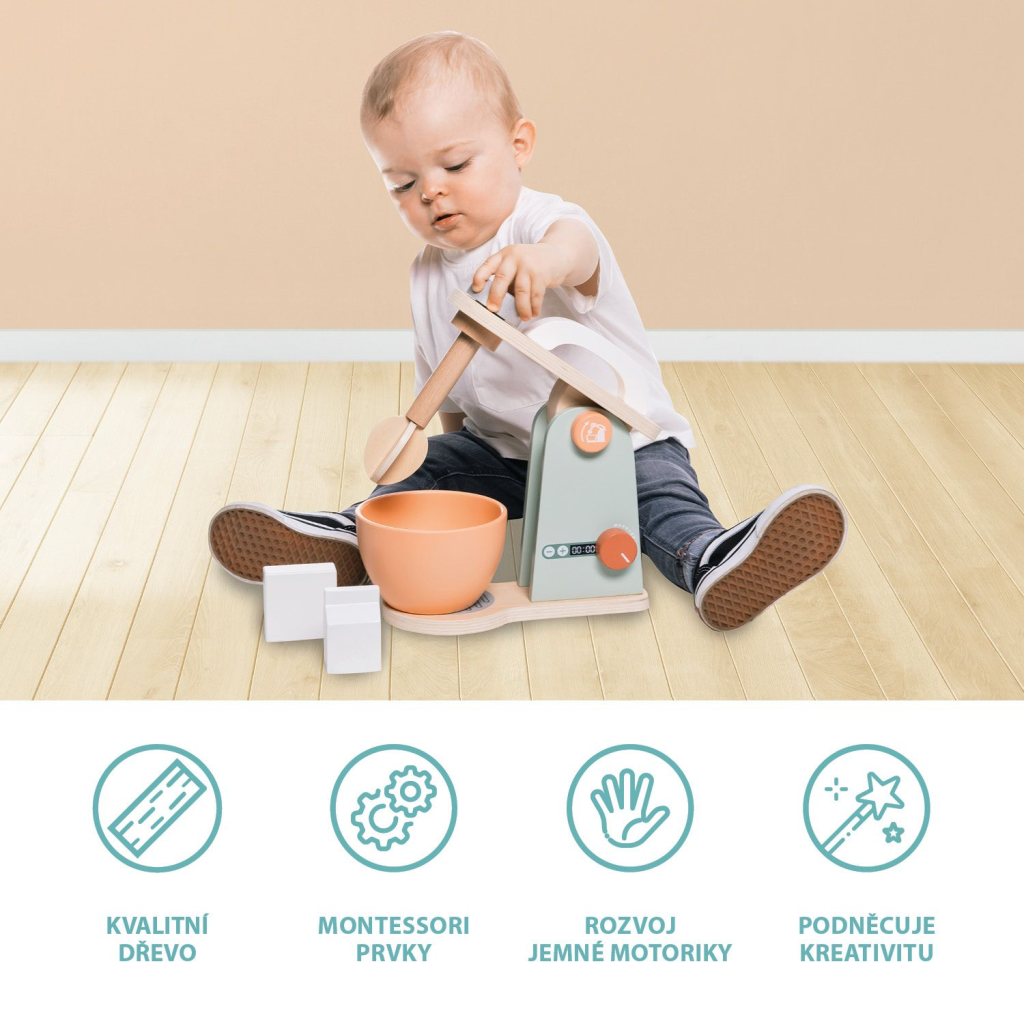 ZOPA DRVENI SET MIKSER