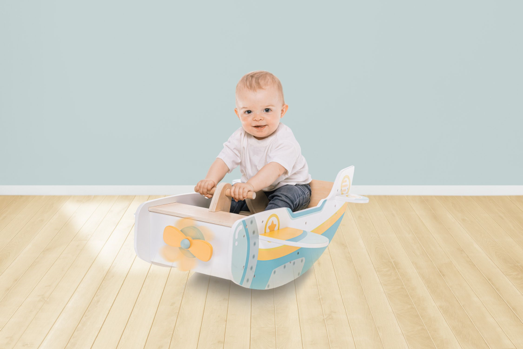 ZOPA DRVENA MONTESORRI LJULJAČKA AVION