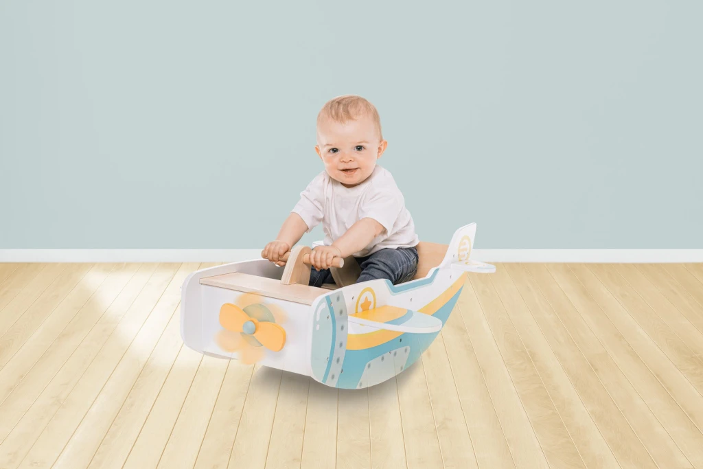 ZOPA DRVENA MONTESORRI LJULJAČKA AVION