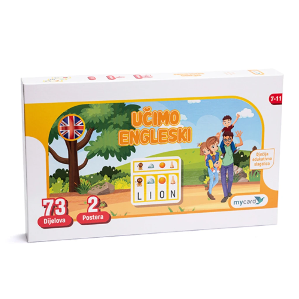ANGLA EDUKAT.SLAGALICA UČIMO ENGLESKI,VRABAC