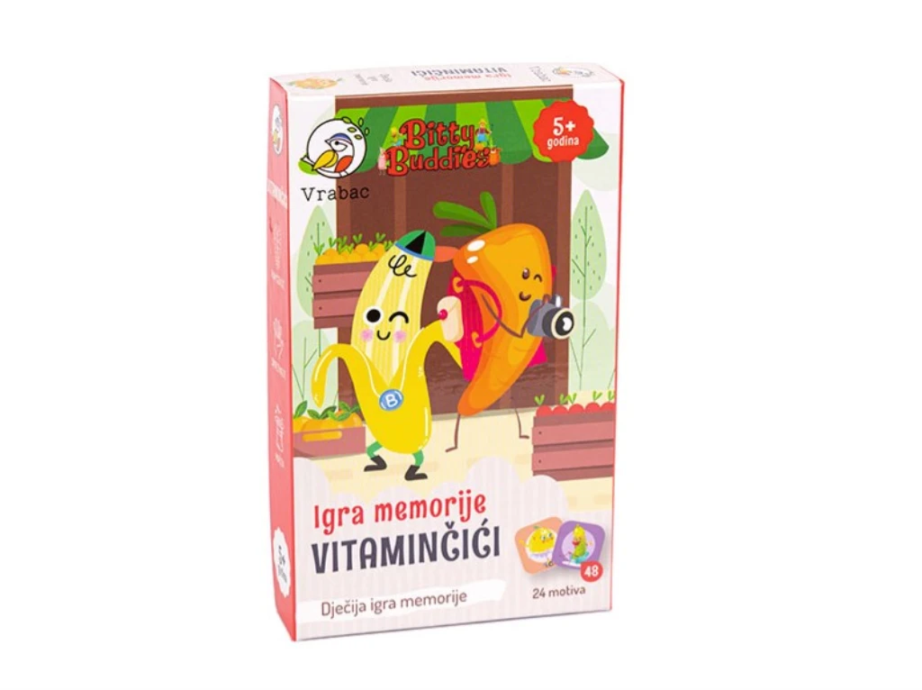 BITTY BUDDIES IGRA MEMORIJE VITAMINČIĆI,VRABAC