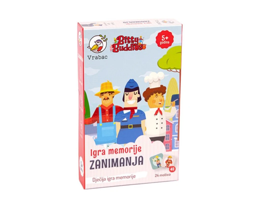 BITTY BUDDIES IGRA MEMORIJE ZANIMANJA,VRABAC