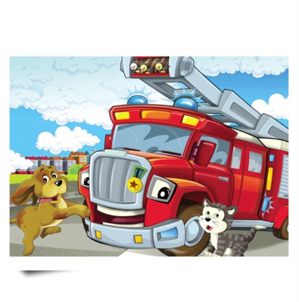 PUZZLE FUN 63, 42X29CM AUTIĆI,VRABAC