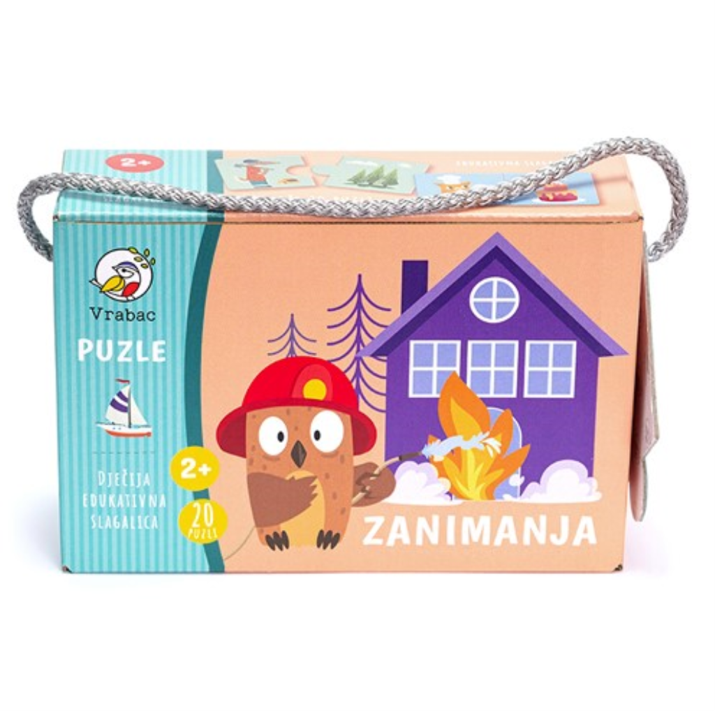 PUZZLE TODDLER,ZANIMANJA 2+,VRABAC