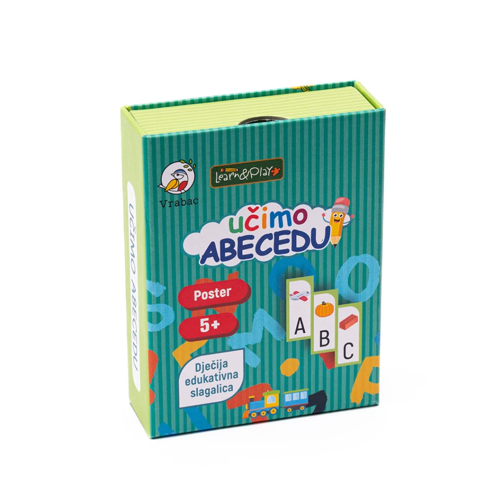 LEARN&PLAY MINI EDUKATIVNA SL.UČIMO ABECEDU,VRABAC