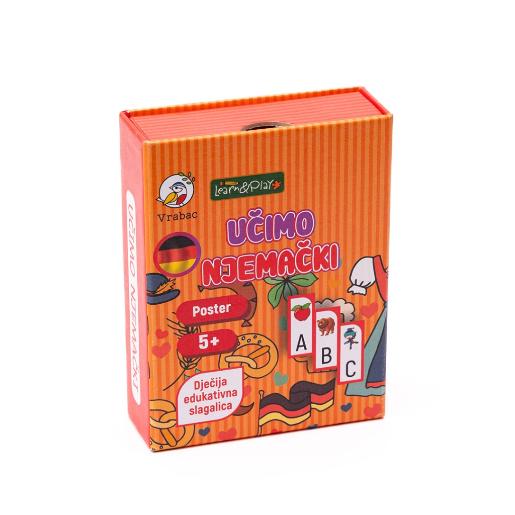LEARN&PLAY MINI EDUKATIVNA SL.UČIMO NJEMAČKI,VRABAC