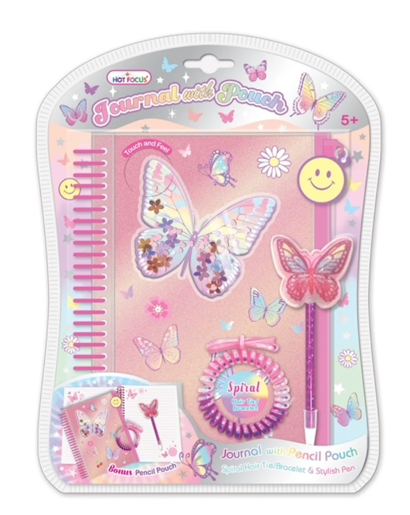 HOT FOCUS DNEVNIK SA FUTROLOM LEPTIR