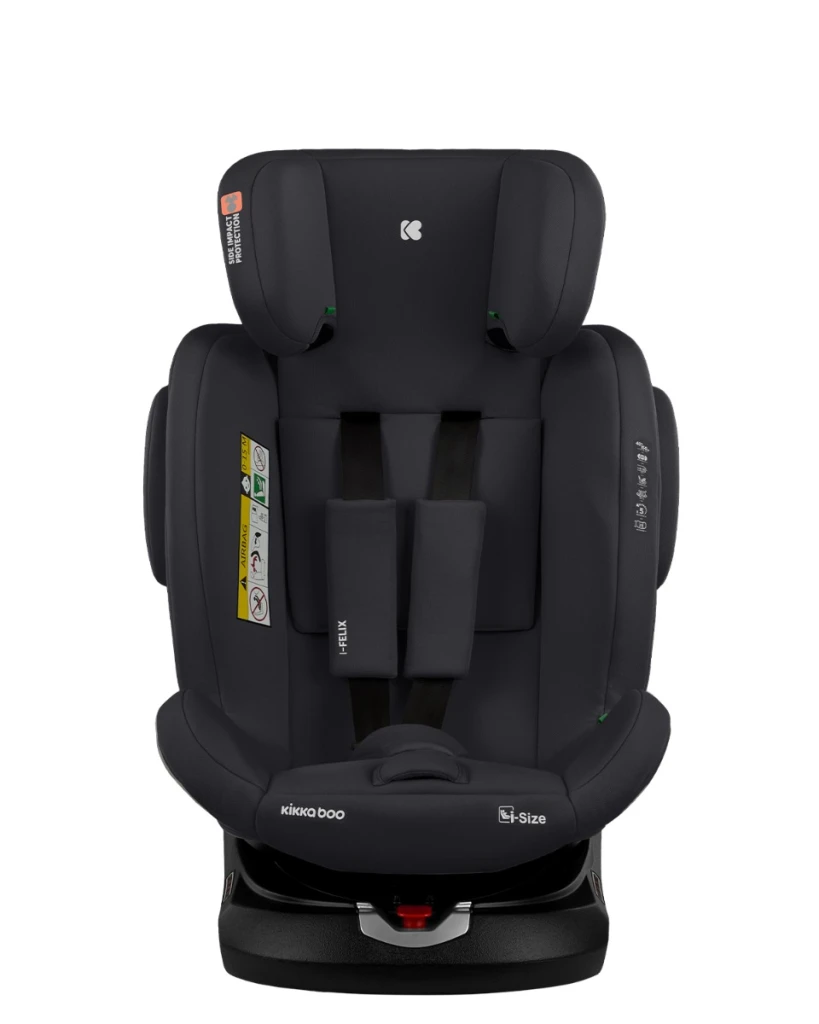 KIKKA BOO AUTOSJEDALICA I-FELIX I-SIZE BLACK,40-150CM
