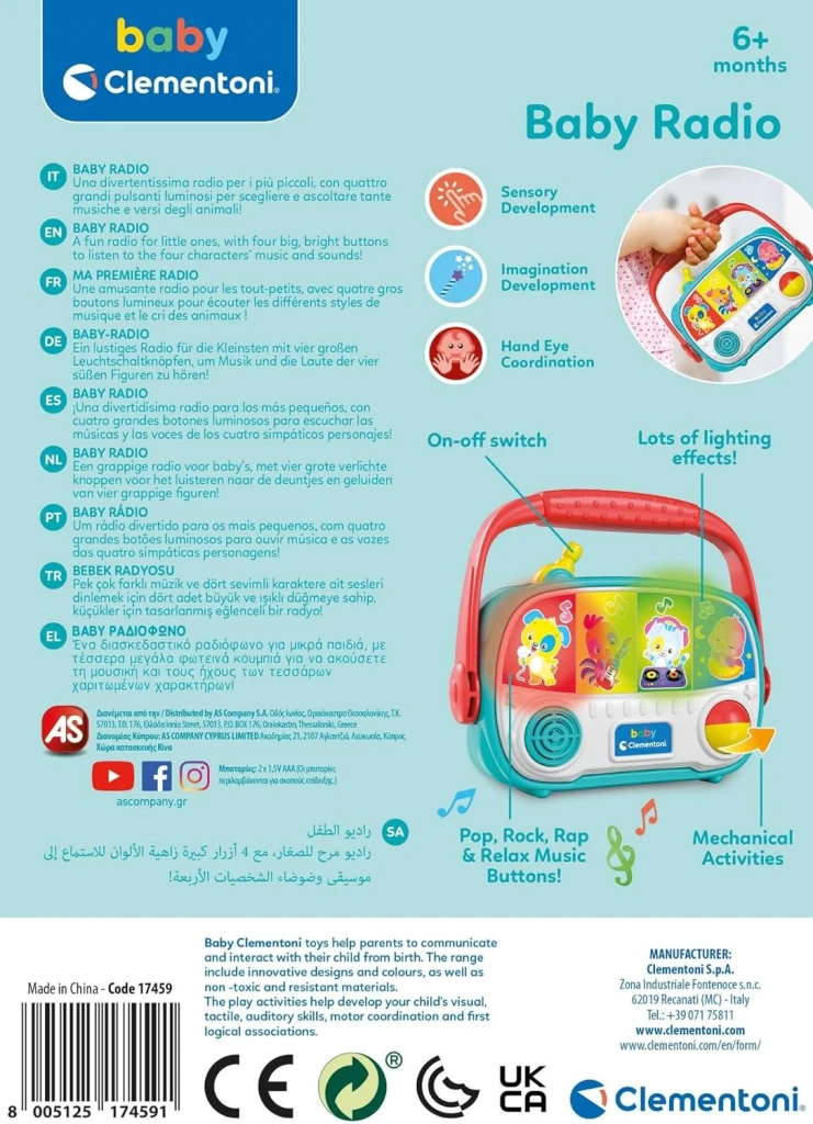 CLEMENTONI BABY RADIO M.