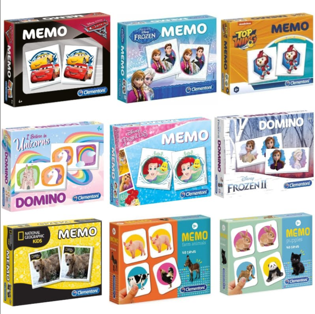 CLEMENTONI IGRA DOMINO/MEMO M.
