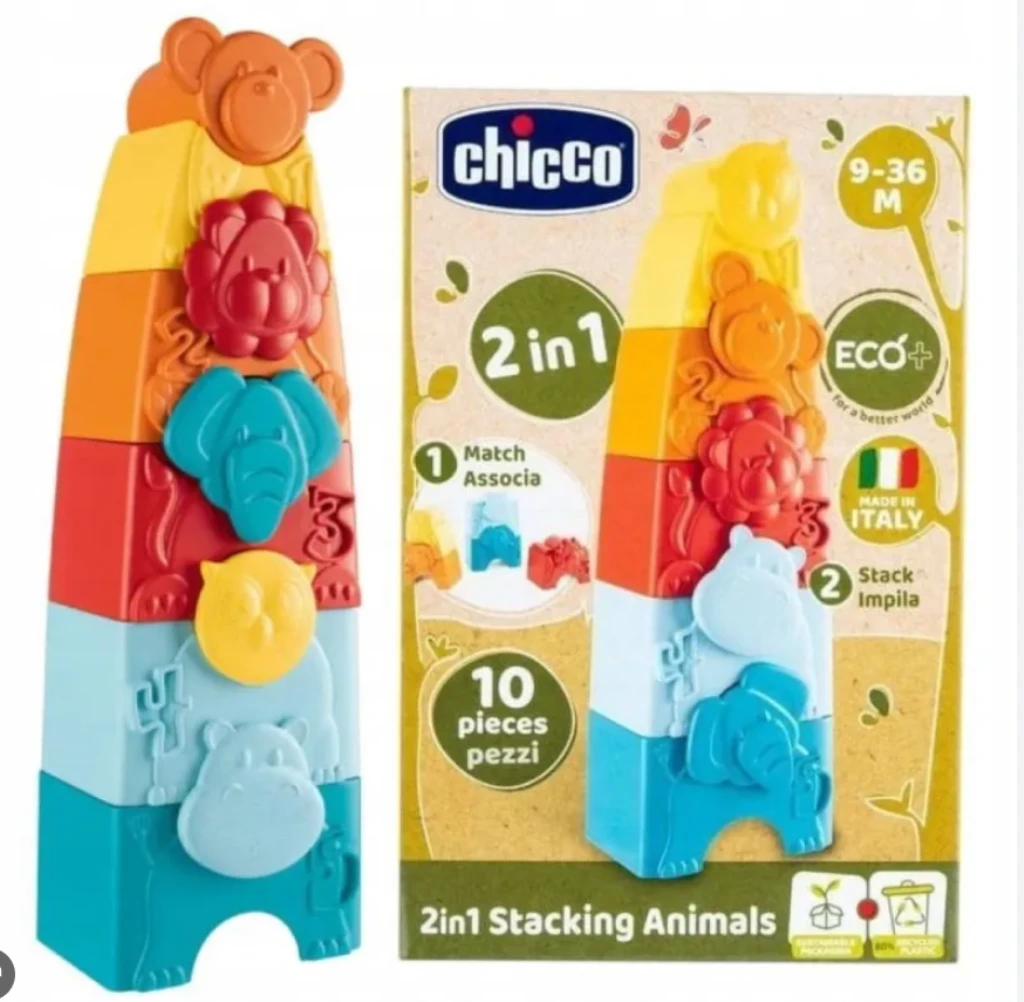 CHICCO ECO SLAGALICA TORANJ ŽIVOTINJE 2U1,6-36M