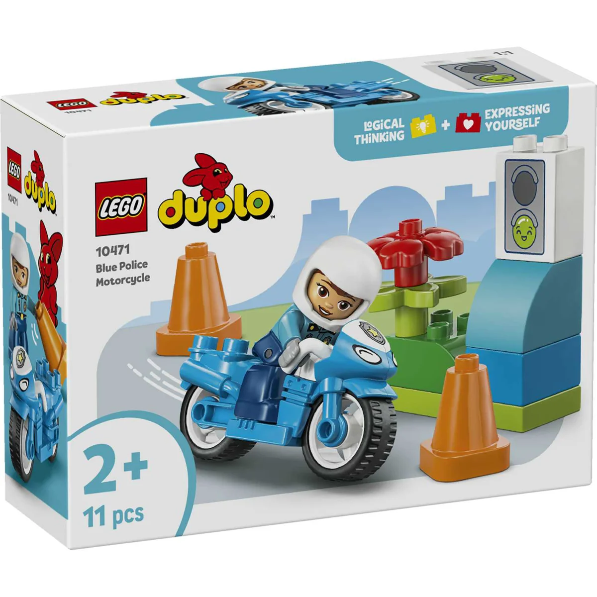 LEGO 10471 PLAVI POLICIJSKI MOTOR